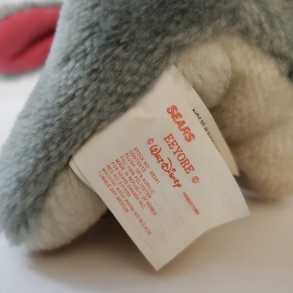 Vintage plush Eeyore from Sears - Disney Winnie The Pooh - Picture 4 of 6